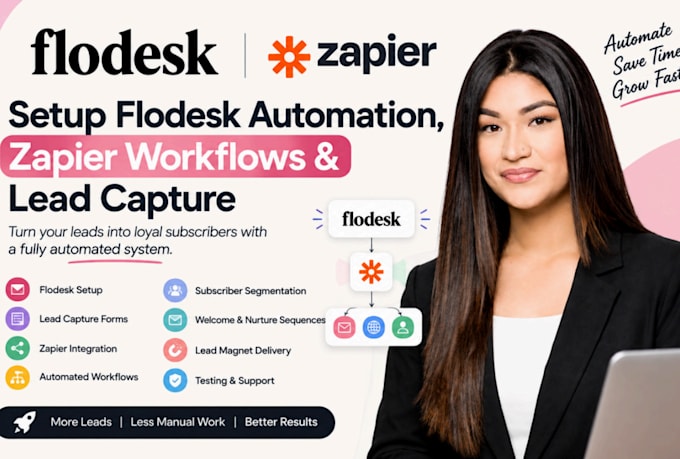 setup flodesk zapier flodesk automation flodesk workflow flodesk lead capture